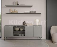 Buffet moderne couleur grège design épuré et minimaliste