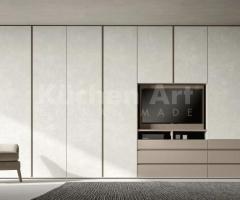 Armoire Double Face avec TV Intégrée – Élégance Fonctionnelle - 6