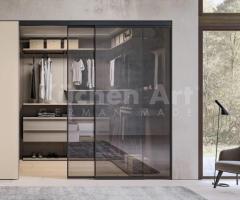 Dressing d’angle Up&Down avec armoire double face – Élégance sobre & rangement optimisé - 3