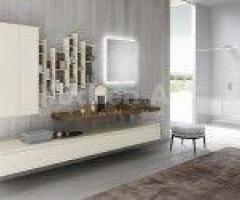 Salle de bains italienne naturelle avec plan Tekormud – Épure, authenticité et design sur-mesure
